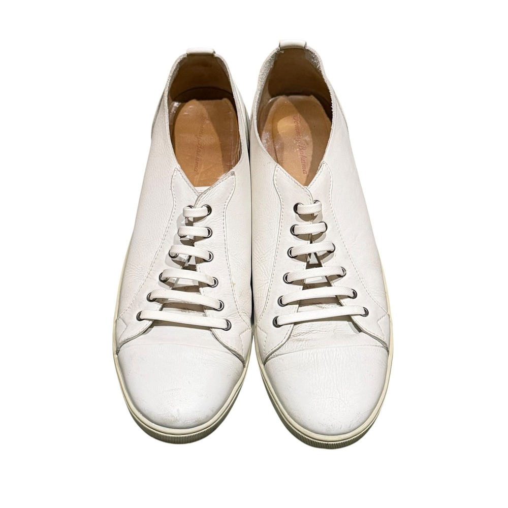 Tommy Bahama Ultan Captoe White Leather Sneakers Mens 14M TB7S00054-01W